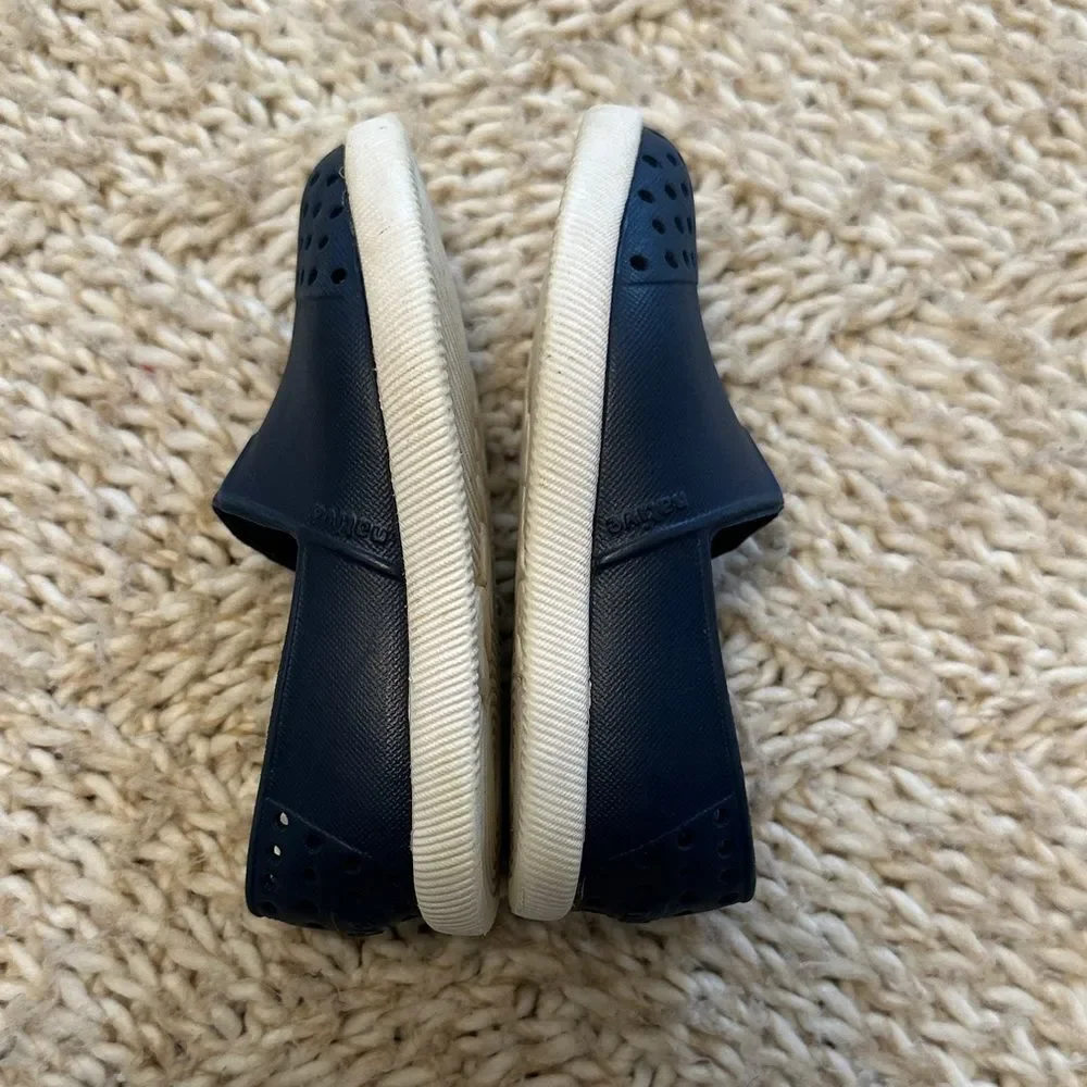 EUC Natives navy blue slip on water shoes size 6